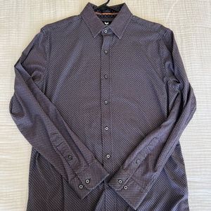 Buttercloth Medium Regular Fit grey shirt